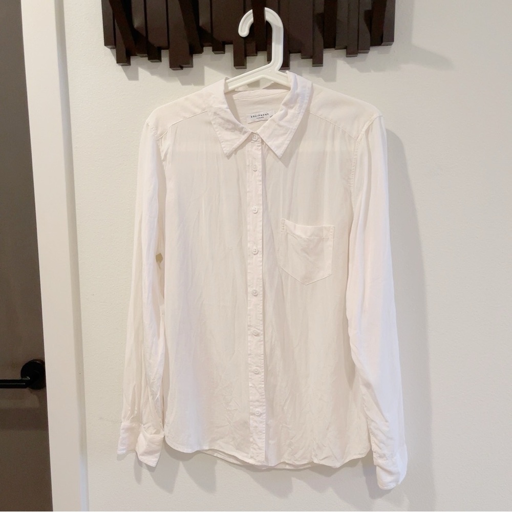 Equipment Silk Blouse Size L
